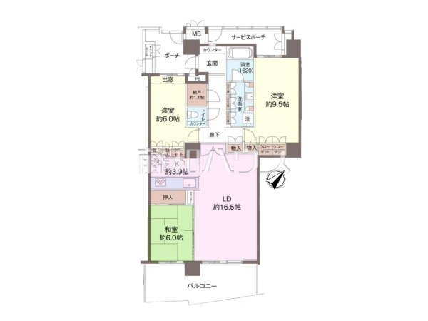 間取図　【アイムふじみ野タワー東館】