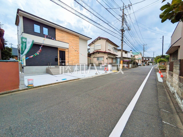 接道状況および現場風景　【所沢市小手指元町３丁目】