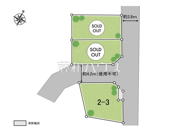全体区画図　【志木市本町３丁目】