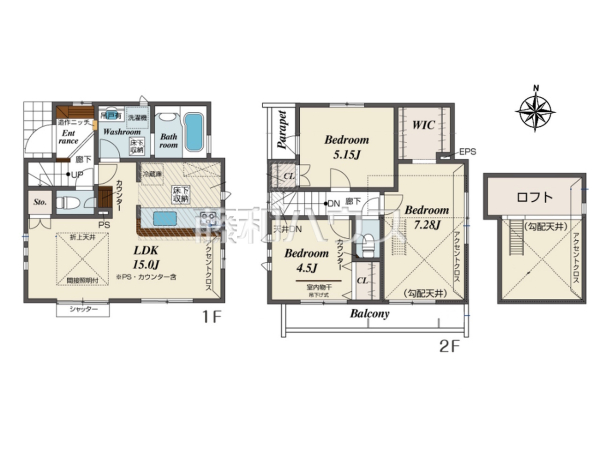間取図　【西東京市泉町３丁目】