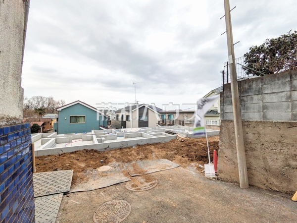 接道状況および現場風景　【清瀬市中里２丁目】