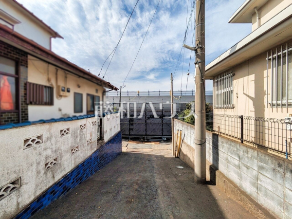 接道状況および現場風景　【清瀬市中里２丁目】