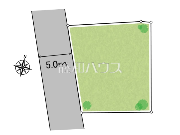 区画図　【八王子市元八王子町１丁目】