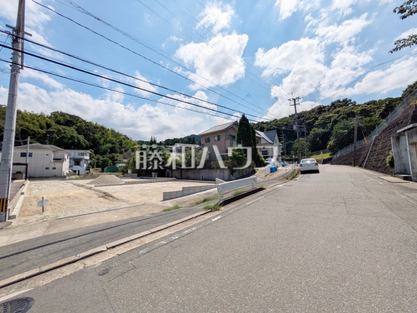 接道状況および現場風景　【福岡市城南区東油山２丁目】