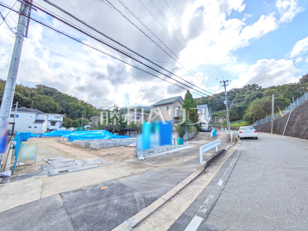 接道状況および現場風景　【福岡市城南区東油山５丁目】