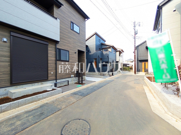 接道状況および現場風景　【志木市柏町５丁目】