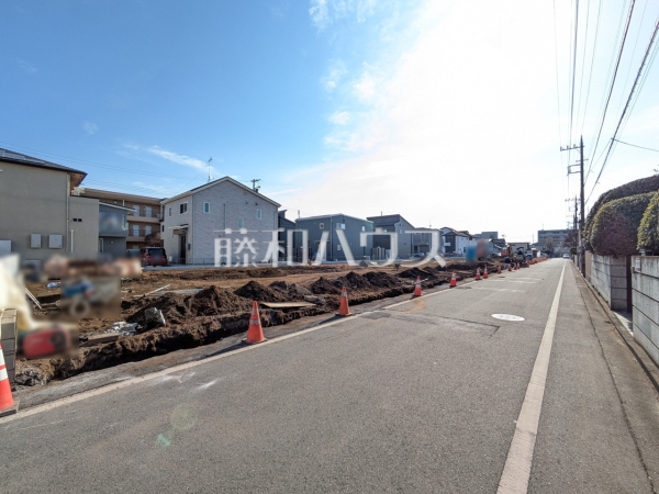 接道状況および現場風景　【立川市幸町５丁目】