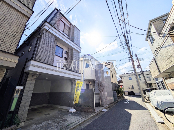 接道状況および現場風景　【世田谷区南烏山１丁目】