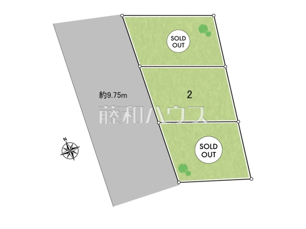 全体区画図　【新座市畑中２丁目】