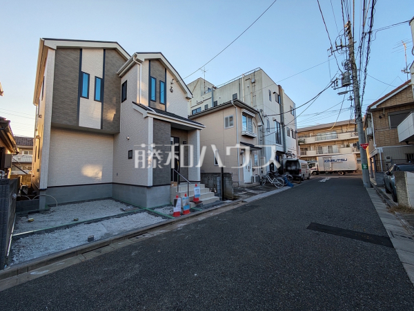 接道状況および現場風景　【練馬区土支田３丁目】
