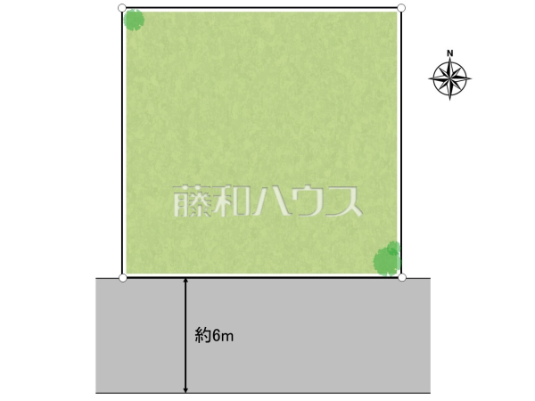 全体区画図　【日野市三沢５丁目】