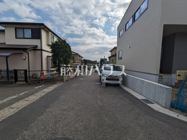 接道状況および現場風景　【春日井市柏井町７丁目】