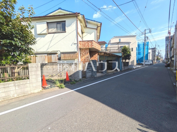 接道状況および現場風景　【小平市小川西町３丁目】