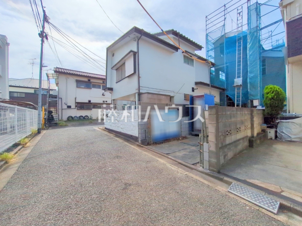 接道状況および現場風景　【練馬区大泉町４丁目】