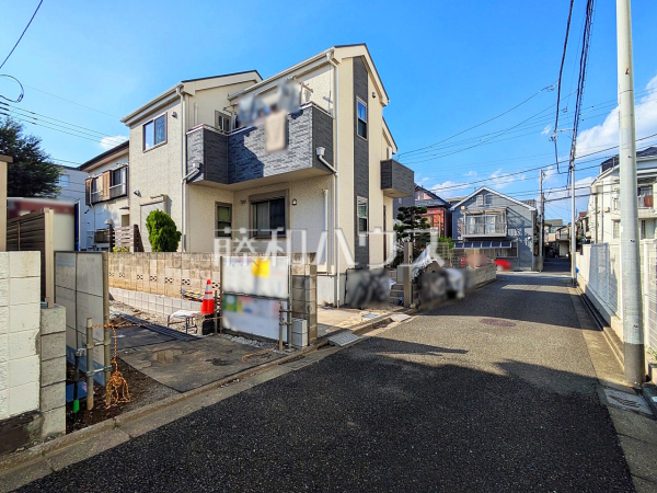 接道状況および現場風景　【練馬区大泉町４丁目】