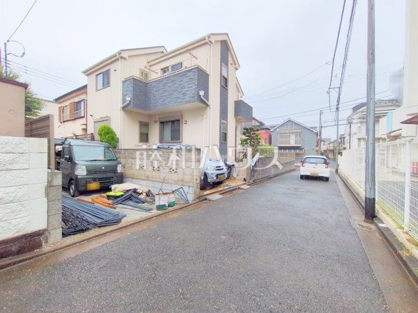 接道状況および現場風景　【練馬区大泉町４丁目】