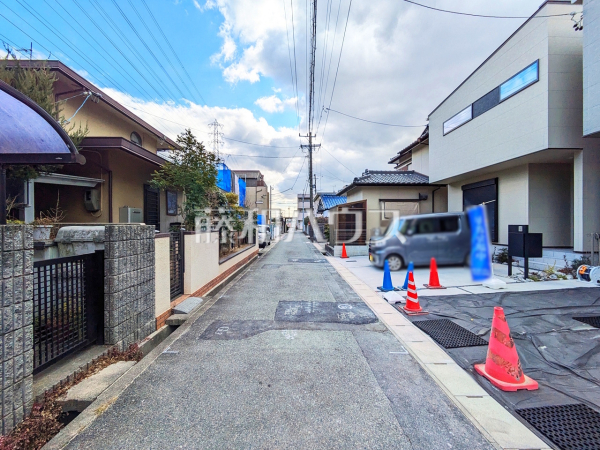 接道状況および現場風景　【名古屋市守山区森孝１丁目】