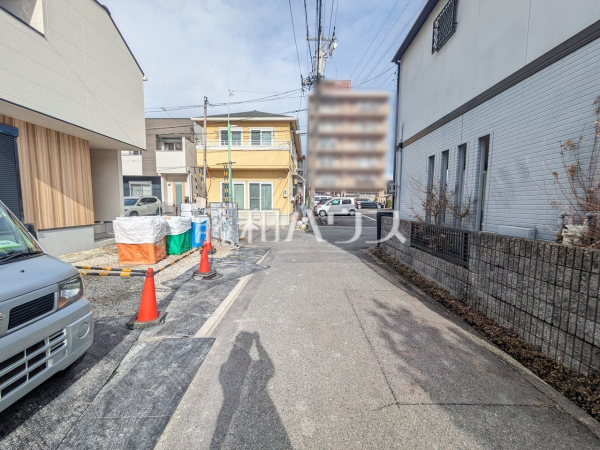 接道状況および現場風景　【名古屋市守山区森孝１丁目】
