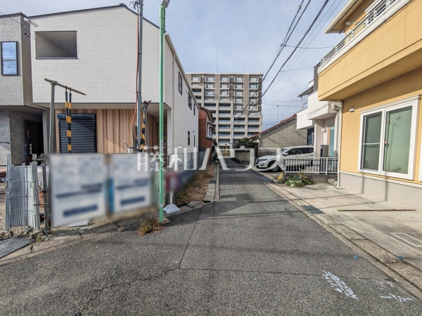 接道状況および現場風景　【名古屋市守山区森孝１丁目】