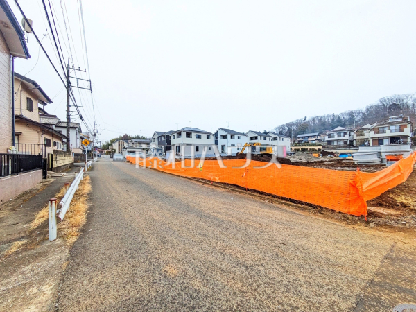 接道状況および現場風景　【八王子市川口町】