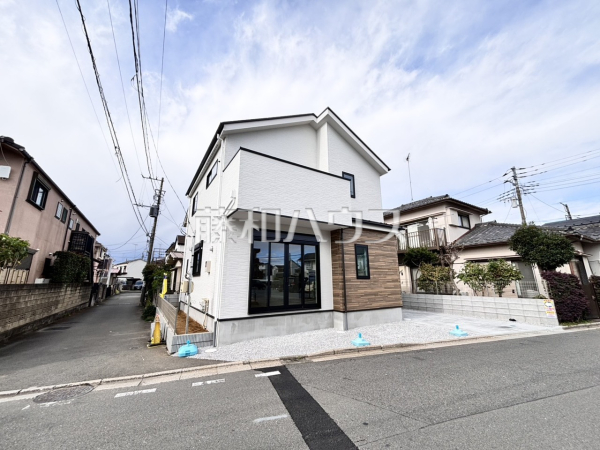 接道状況および現場風景　【清瀬市野塩５丁目】