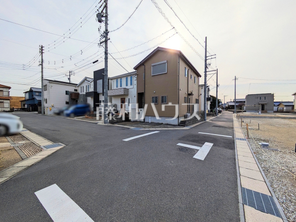 接道状況および現場風景　【春日井市上条町５丁目】