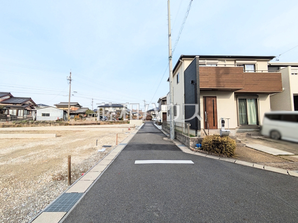 接道状況および現場風景　【春日井市上条町５丁目】