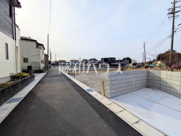 接道状況および現場風景　【春日井市上条町５丁目】
