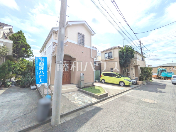 接道状況および現場風景　【三鷹市牟礼７丁目】