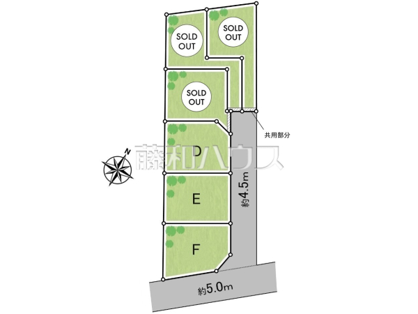 全体区画図　【東村山市恩多町３丁目】