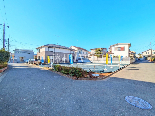 接道状況および現場風景　【立川市柴崎町１丁目】