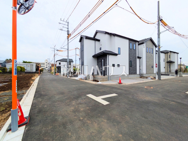 接道状況および現場風景　【東久留米市南沢４丁目】