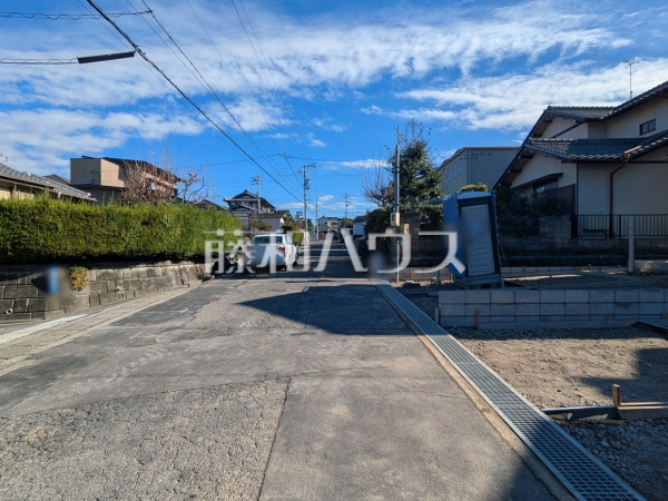 接道状況および現場風景　【春日井市石尾台２丁目】