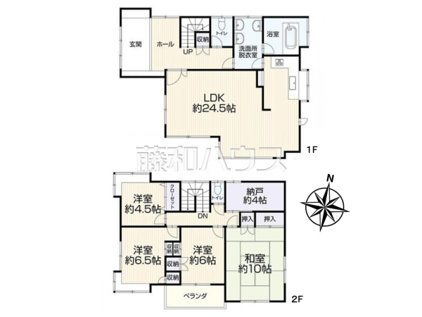 間取図　【所沢市若狭３丁目】