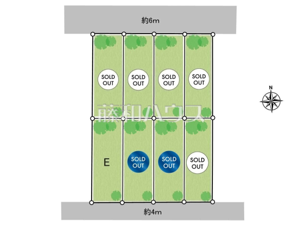 全体区画図　【八王子市台町２丁目】