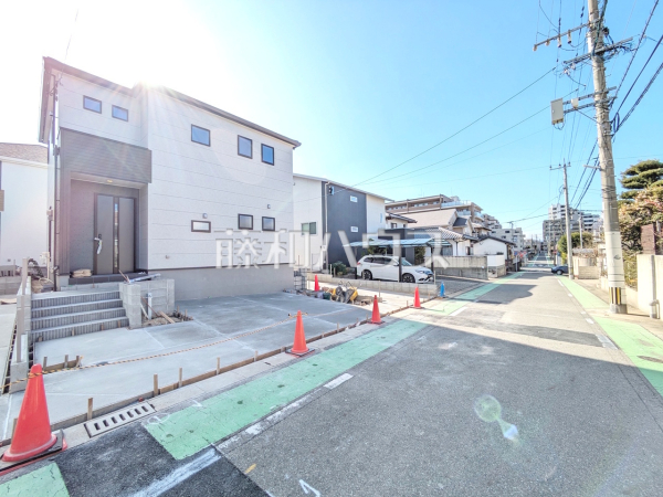 接道状況および現場風景　【福岡市南区長住５丁目】