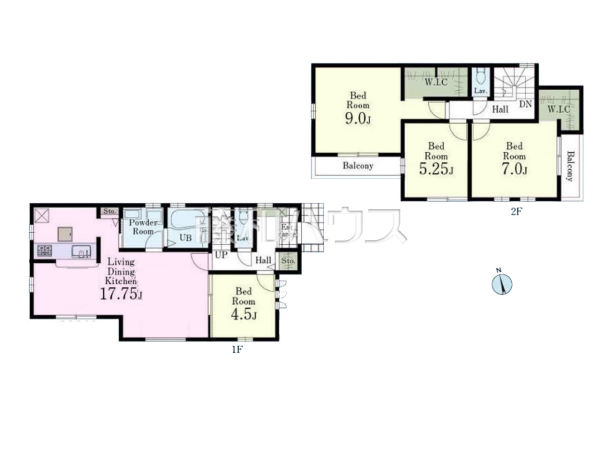 間取図　【昭島市大神町１丁目】
