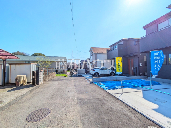 接道状況および現場風景　【昭島市大神町１丁目】