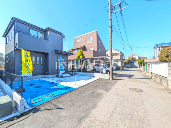 接道状況および現場風景　【昭島市大神町１丁目】