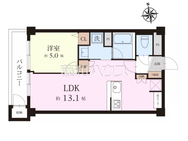間取図　【境南マンション】