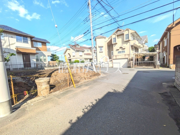接道状況および現場風景　【小平市花小金井２丁目】
