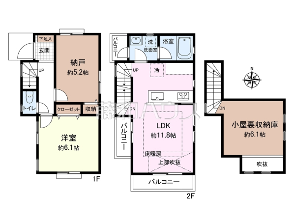 間取図　【西東京市新町６丁目】