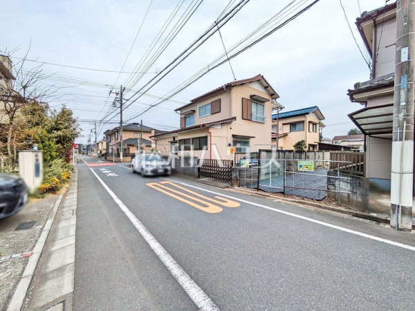 接道状況および現場風景　【国分寺市光町２丁目】