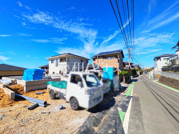 接道状況および現場風景　【福岡市東区美和台４丁目】