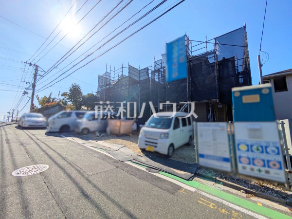接道状況および現場風景　【福岡市東区美和台４丁目】