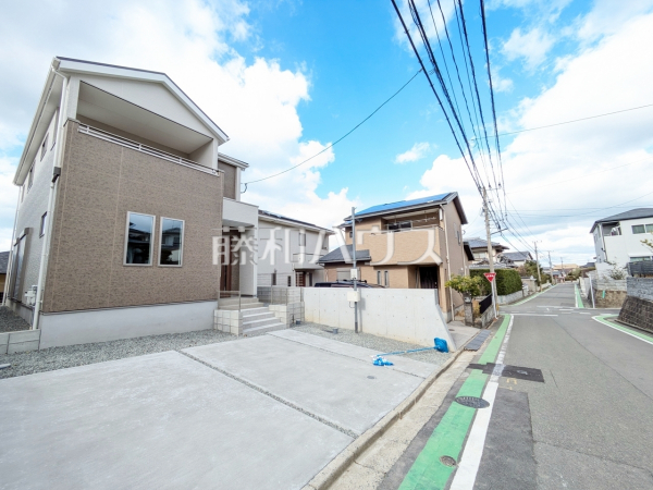 接道状況および現場風景　【福岡市東区美和台４丁目】