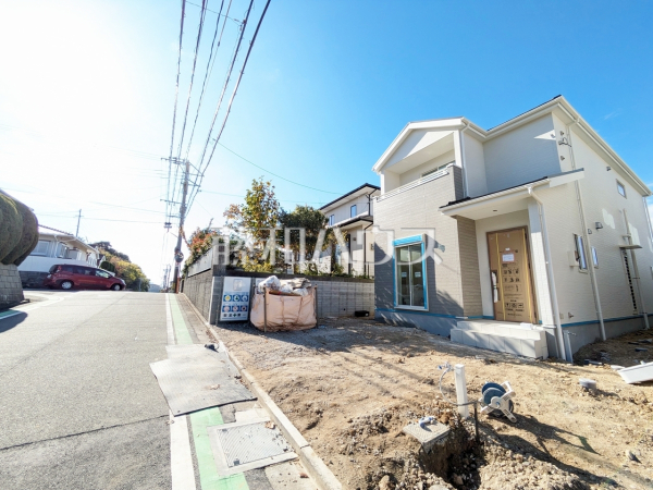 接道状況および現場風景　【福岡市東区美和台４丁目】