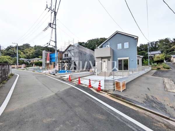 接道状況および現場風景　【武蔵村山市中藤４丁目】