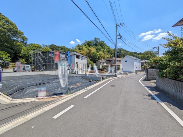 接道状況および現場風景　【武蔵村山市中藤４丁目】