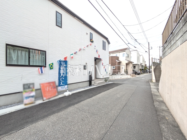 接道状況および現場風景　【富士見市山室２丁目】